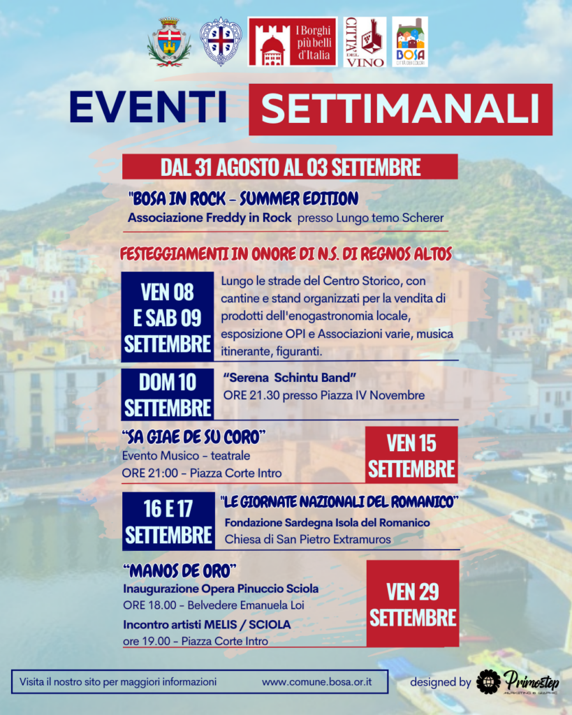 EVENTI DEL MESE DI SETTEMBRE 2023